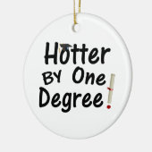 Schütteln Sie sich durch einen Grad-Abschluss Keramik Ornament (Links)