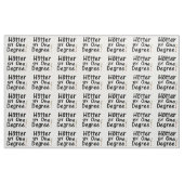 Schütteln Sie sich durch einen Grad-Abschluss Stoff (Fat Quarter (45,7 x 55,9 cm))