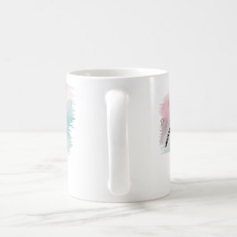 Schüttelt die alte Holzschlange mehrfarbig. Kaffeetasse
