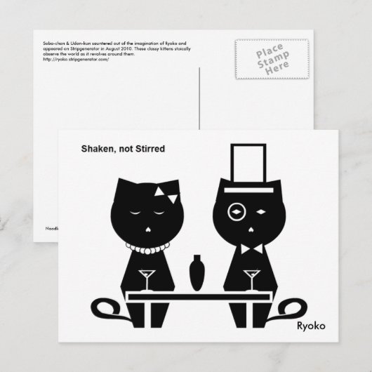 Schüttelt, nicht gestört Postkarte (Vorne/Hinten)