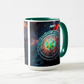 „Schutz-Amulett – Dein stiller Begleiter“ T-Shirt Tasse (VorderseiteRechts)