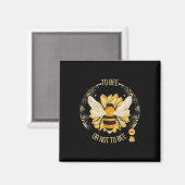 Schutz der Bienenart Magnet (Vorderseite/Rückseite)