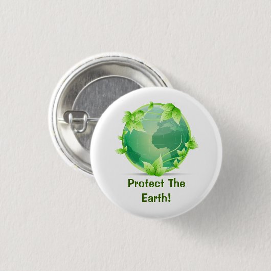 Schutz der Erde Button (Vorne & Hinten)