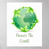 Schutz der Erde Poster (Vorne)