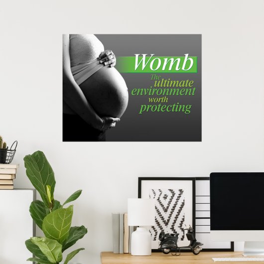 Schutz der Frau Poster (Heimbüro)