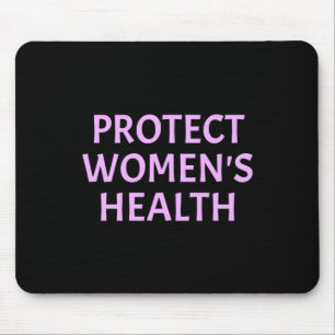 Schutz der Gesundheitsaufkleber für Frauen Mousepad