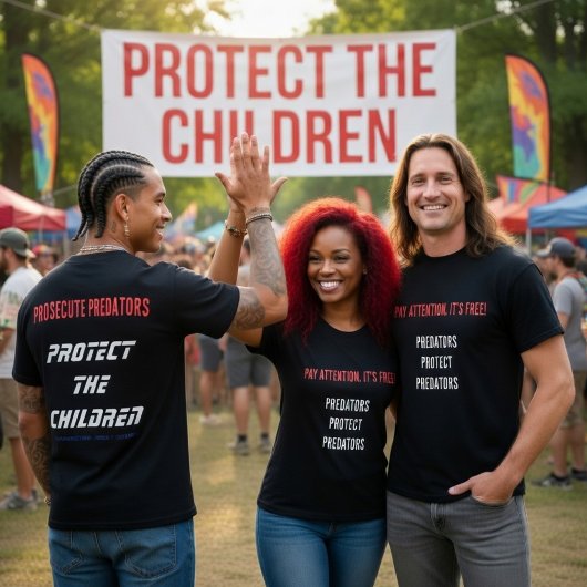 Schutz der Kinder - P3-T - Shirt