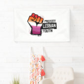 Schutz der lesbischen Jugend Banner (Insitu)