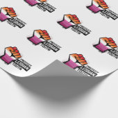 Schutz der lesbischen Jugend Geschenkpapier (Ecke)