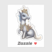 Schutz der Lila Teller des Unicorn Aufkleber (Blatt)