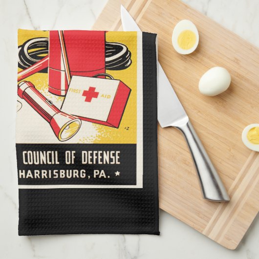 Schutz der Luft Geschirrtuch (Viertel Falte)