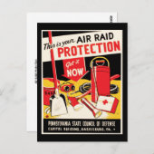 Schutz der Luft Postkarte (Vorne/Hinten)