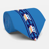 Schutz der Menschen (hellblau) Krawatte (Gerollt)