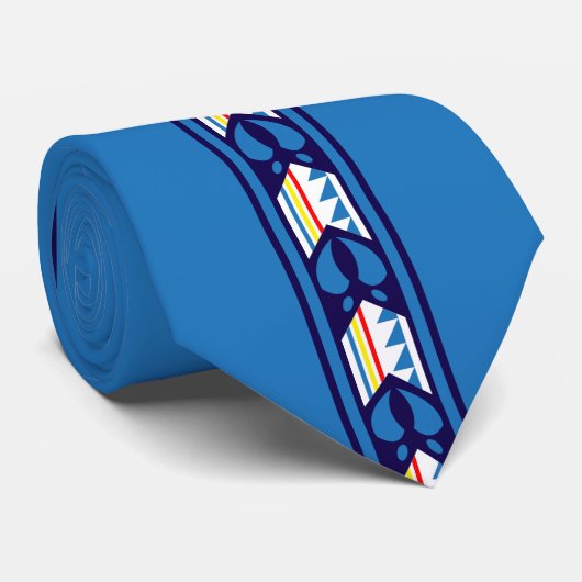 Schutz der Menschen (hellblau) Krawatte (Gerollt)