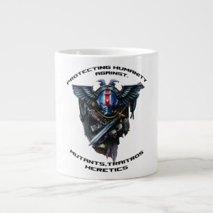 Schutz der Menschheit Jumbo-Tasse