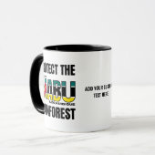 Schutz der mosambikanischen Flagge (MOUNT MABU RAI Tasse (Vorderseite Links)