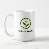 Schutz der Natur Kaffeetasse (Links)