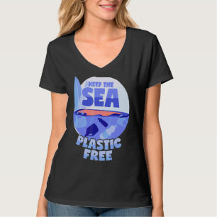 Schutz der Ozeane vor Plastikverschmutzung T-Shirt