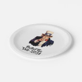 Schutz der Papiertafel für 2024 Pappteller (Schrägansicht)