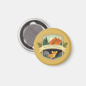 Schutz der Parks Pika Magnet (Vorderseite/Rückseite)