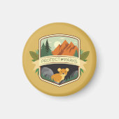 Schutz der Parks Pika Magnet (Vorne)