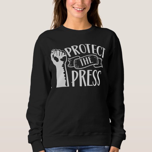 Schutz der Pressefreiheit Sweatshirt (Vorderseite)