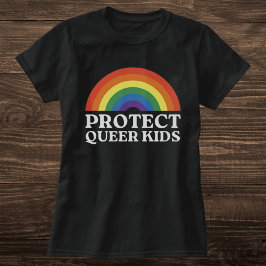 Schutz der Queen Kids-Rainbow-Pricing-Anweisung T-Shirt
