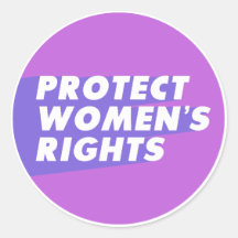 Schutz der Rechte der Frau - Runddesign
