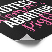 Schutz der Rechte der Frauen auf Frauenentzug Poster (Ecke)