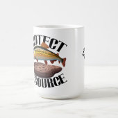 Schutz der Ressource durch Regenbogenforelle im Ha Kaffeetasse (Mittel)