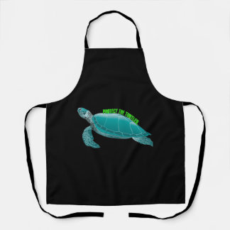 Schutz der Schildkröten Schürze