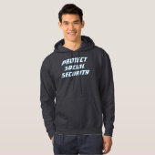 Schutz der Sozialversicherungspolitik Hoodie (Vorne ganz)