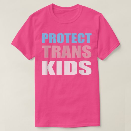 Schutz der Trans Kids gegen LGBTQ Gay Transgender  T-Shirt (Design vorne)