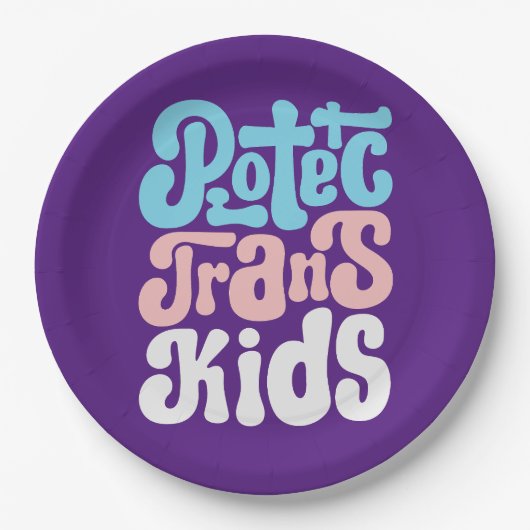 Schutz der Trans Kids Paper Teller (Vorderseite)