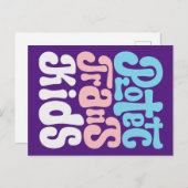 Schutz der Trans Kids Postkarte (Vorne/Hinten)