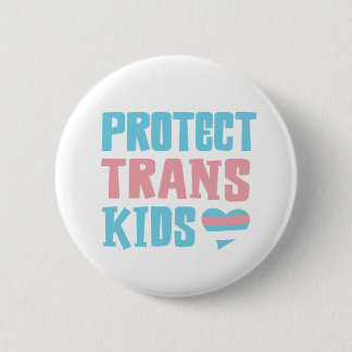 Schutz der Trans Kids-Unterstützung für Transgende Button
