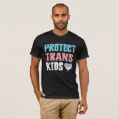 Schutz der Trans Kids-Unterstützung für Transgende T-Shirt (Vorne ganz)