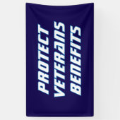 Schutz der Vorteile politischer Veteranen Banner (Vertikal)
