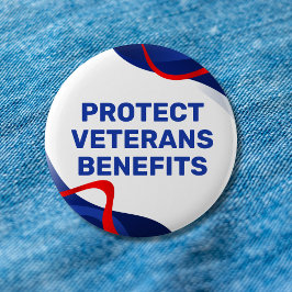 Schutz der Vorteile politischer Veteranen Button