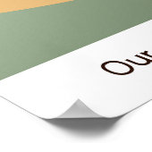 Schutz der wild lebenden Tiere und Pflanzen Poster (Ecke)