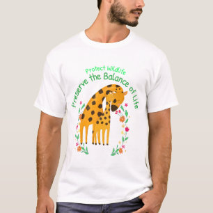 Schutz der wild lebenden Tiere und Pflanzen T-Shirt