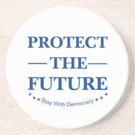 Schutz der Zukunft Getränkeuntersetzer