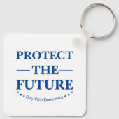 Schutz der Zukunft Schlüsselanhänger (Rückseite)