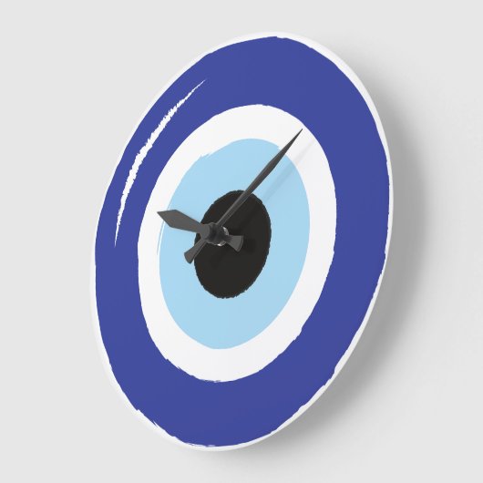 Schutz des Blauen Auges Große Wanduhr (Winkel)