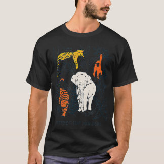 Schutz des botanischen Shirts Wildlife Botanic Cha