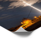 Schutz des Cygnus-Frachtschiffs bei der Mission be Poster (Ecke)