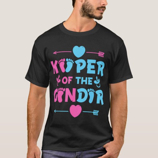 Schutz des Geschlechts Party Gender Reveal Anno T-Shirt (Vorderseite)