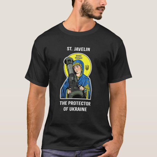 Schutz des Hl.-Javelin in der Ukraine Unterstützun T-Shirt (Vorderseite)