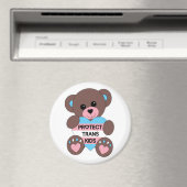 Schutz des Teddy-Bären Trans Kids Prilag Magnet (In Situ (Geschirrspüler))