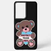 Schutz des Teddy-Bären Trans Kids Prilag Samsung Galaxy Hülle (Rückseite)